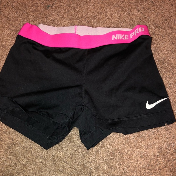 pink nike spandex